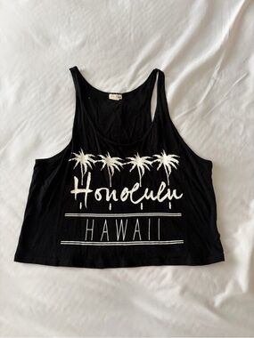 Garage Black Tank Top